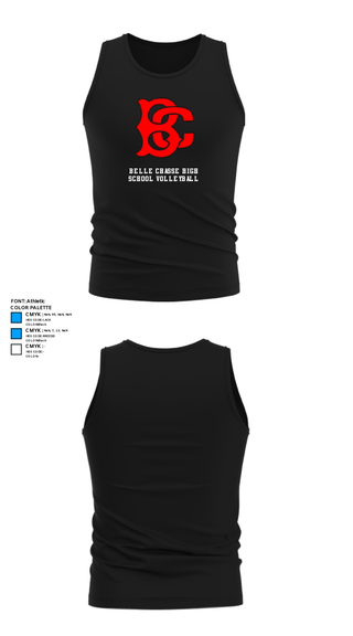 Tank Top, Belle Chasse High School Volleyball, Women's Volleyball, Teamtime, Team time, sublimation, custom sports apparel, team uniforms, spirit wear, spiritwear, sports uniforms, custom shirts, team store, custom team store, fundraiser sports, apparel fundraiser