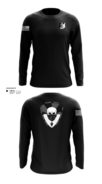 Operations Division Midtown: Community Response Team 21010699 Long Sleeve Performance Shirt - 2