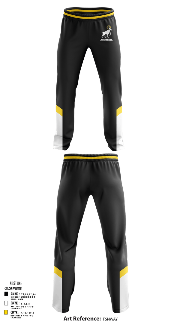 Sweatpants, Highland High School Volleyball, Women's Volleyball, Teamtime, Team time, sublimation, custom sports apparel, team uniforms, spirit wear, spiritwear, sports uniforms, custom shirts, team store, custom team store, fundraiser sports, apparel fundraiser