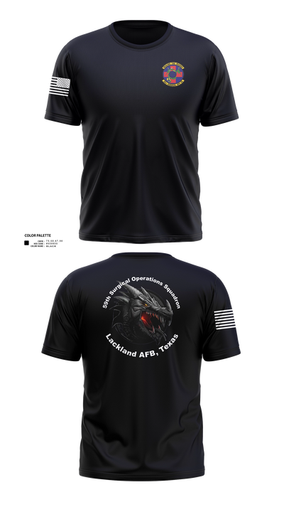 59th Surgical Operations Squadron 37744422 Old School Cotton Feel Shirt - 40