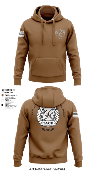 Hoodie, 18th Air Support Operations Group, Air Force, Teamtime, Team time, sublimation, custom sports apparel, team uniforms, spirit wear, spiritwear, sports uniforms, custom shirts, team store, custom team store, fundraiser sports, apparel fundraiser