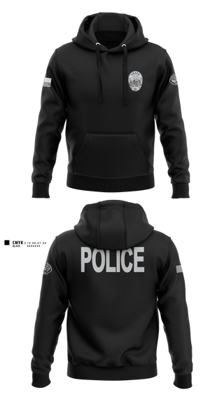 Hoodie, Desert Hot Springs Police Department, Police, Teamtime, Team time, sublimation, custom sports apparel, team uniforms, spirit wear, spiritwear, sports uniforms, custom shirts, team store, custom team store, fundraiser sports, apparel fundraiser