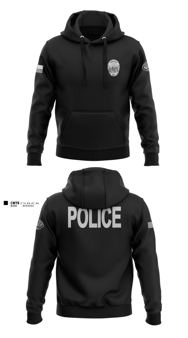 Hoodie, Desert Hot Springs Police Department, Police, Teamtime, Team time, sublimation, custom sports apparel, team uniforms, spirit wear, spiritwear, sports uniforms, custom shirts, team store, custom team store, fundraiser sports, apparel fundraiser