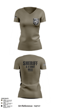 Alexander County Sheriff Office K-9 79284427 Women's Short Sleeve V-neck Shirt - 1