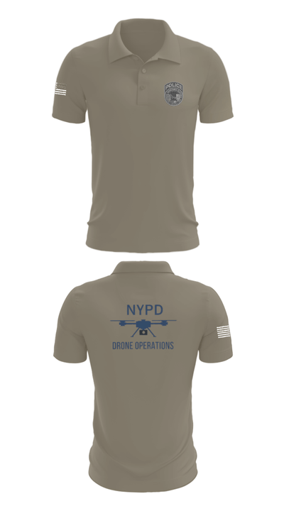 NYPD TARU 76375365 Short Sleeve Performance Polo - 64