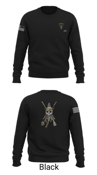 Crew Neck Sweatshirt, HHC 2/130 IN, National Guard, Teamtime, Team time, sublimation, custom sports apparel, team uniforms, spirit wear, spiritwear, sports uniforms, custom shirts, team store, custom team store, fundraiser sports, apparel fundraiser