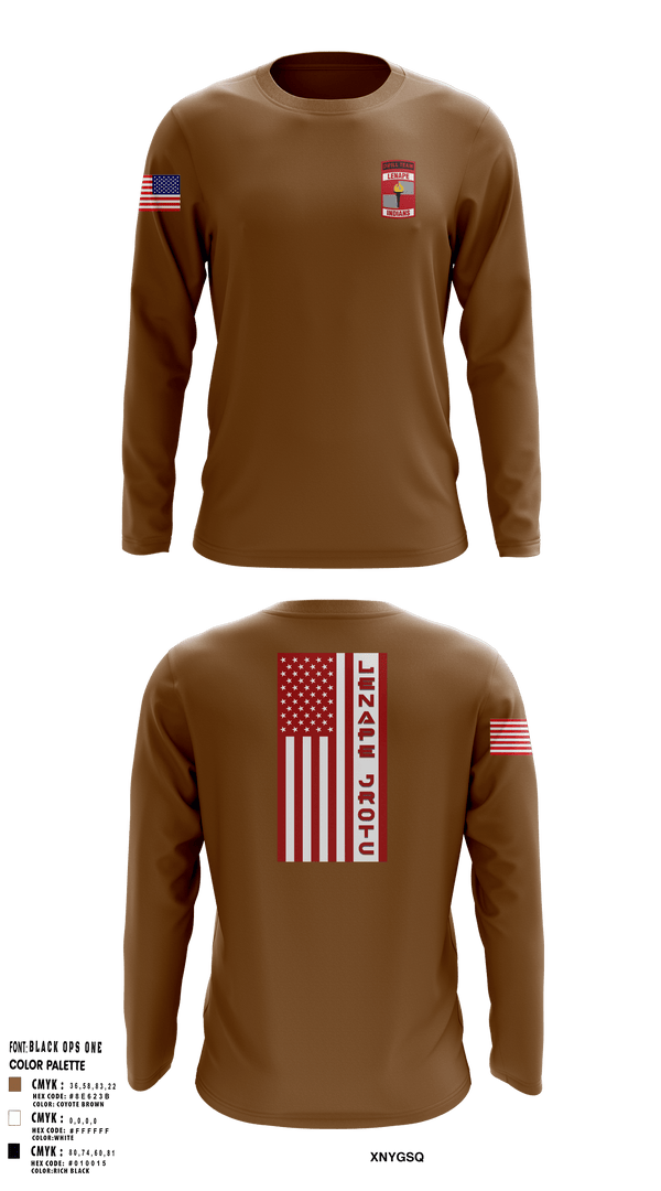 Long Sleeve Performance Shirt, Lenape High School Army JROTC, , Teamtime, Team time, sublimation, custom sports apparel, team uniforms, spirit wear, spiritwear, sports uniforms, custom shirts, team store, custom team store, fundraiser sports, apparel fundraiser