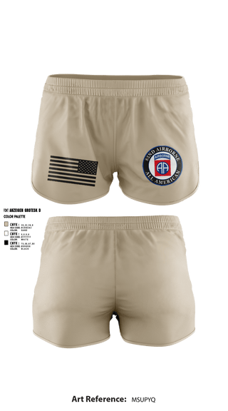 Ranger Panties, 82nd Airborne Division, Army, Teamtime, Team time, sublimation, custom sports apparel, team uniforms, spirit wear, spiritwear, sports uniforms, custom shirts, team store, custom team store, fundraiser sports, apparel fundraiser
