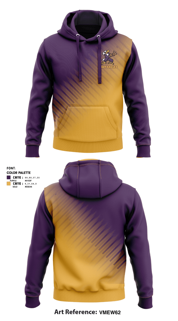 Hoodie, Lady Eagles, Women's Volleyball, Teamtime, Team time, sublimation, custom sports apparel, team uniforms, spirit wear, spiritwear, sports uniforms, custom shirts, team store, custom team store, fundraiser sports, apparel fundraiser