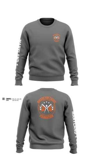 Crew Neck Sweatshirt, Bikers For Cause Foundation, , Teamtime, Team time, sublimation, custom sports apparel, team uniforms, spirit wear, spiritwear, sports uniforms, custom shirts, team store, custom team store, fundraiser sports, apparel fundraiser