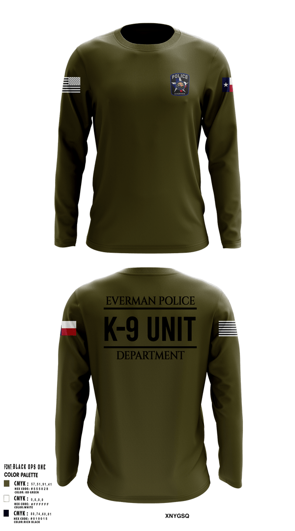 Long Sleeve Performance Shirt, K9-Unit, Police, Teamtime, Team time, sublimation, custom sports apparel, team uniforms, spirit wear, spiritwear, sports uniforms, custom shirts, team store, custom team store, fundraiser sports, apparel fundraiser