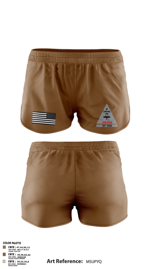 Ranger Panties, 19th TASS, Air Force, Teamtime, Team time, sublimation, custom sports apparel, team uniforms, spirit wear, spiritwear, sports uniforms, custom shirts, team store, custom team store, fundraiser sports, apparel fundraiser