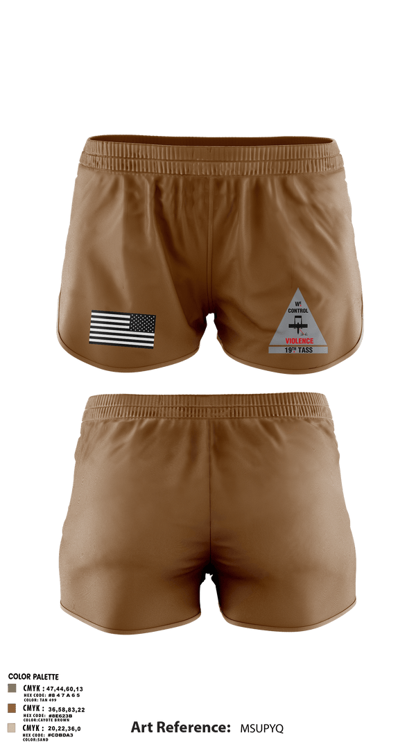 Ranger Panties, 19th TASS, Air Force, Teamtime, Team time, sublimation, custom sports apparel, team uniforms, spirit wear, spiritwear, sports uniforms, custom shirts, team store, custom team store, fundraiser sports, apparel fundraiser