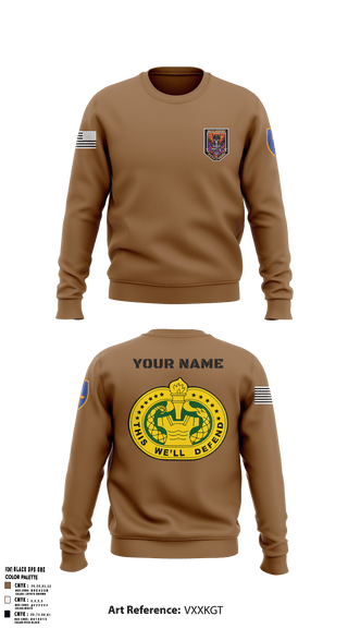 Crew Neck Sweatshirt, Delta Co, 2-13th AVN REGT_CADRE, Army, Teamtime, Team time, sublimation, custom sports apparel, team uniforms, spirit wear, spiritwear, sports uniforms, custom shirts, team store, custom team store, fundraiser sports, apparel fundraiser