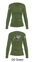 3ID divarty3ID DIVARTY 78384929 Women's Long Sleeve V-neck Shirt - 31