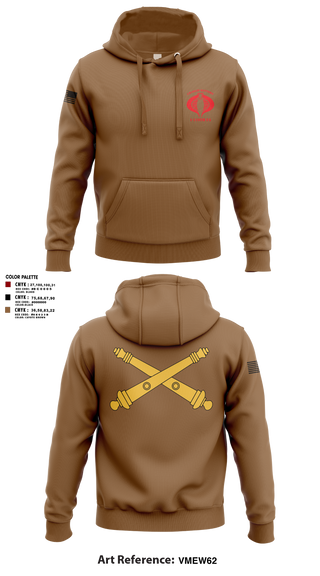 Hoodie, Charlie Battery, 1-119th FA, , Teamtime, Team time, sublimation, custom sports apparel, team uniforms, spirit wear, spiritwear, sports uniforms, custom shirts, team store, custom team store, fundraiser sports, apparel fundraiser