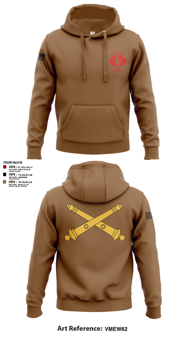 Hoodie, Charlie Battery, 1-119th FA, , Teamtime, Team time, sublimation, custom sports apparel, team uniforms, spirit wear, spiritwear, sports uniforms, custom shirts, team store, custom team store, fundraiser sports, apparel fundraiser