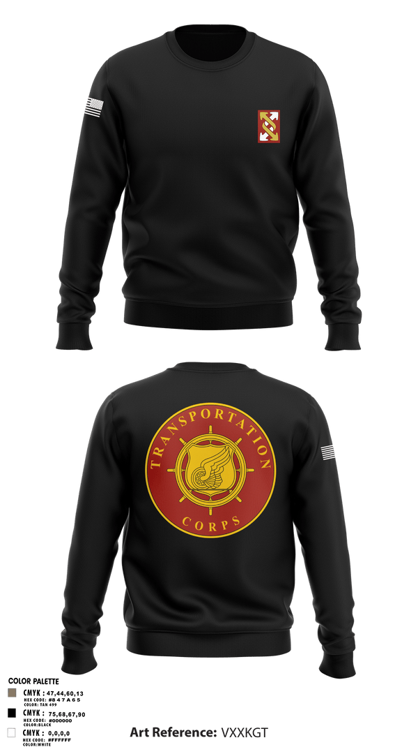 Crew Neck Sweatshirt, 993rd Transportation Company, Army, Teamtime, Team time, sublimation, custom sports apparel, team uniforms, spirit wear, spiritwear, sports uniforms, custom shirts, team store, custom team store, fundraiser sports, apparel fundraiser