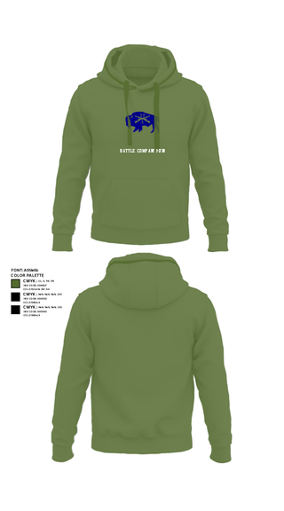 Hoodie, Battle company 1-17IN, Army, Teamtime, Team time, sublimation, custom sports apparel, team uniforms, spirit wear, spiritwear, sports uniforms, custom shirts, team store, custom team store, fundraiser sports, apparel fundraiser