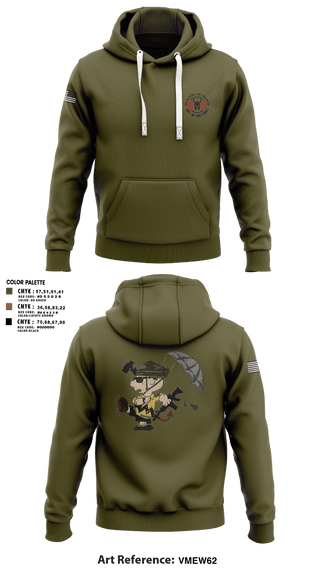 Hoodie, 3rd Platoon, CCo, 1-508th PIR, , Teamtime, Team time, sublimation, custom sports apparel, team uniforms, spirit wear, spiritwear, sports uniforms, custom shirts, team store, custom team store, fundraiser sports, apparel fundraiser
