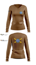 35th Divarty 9594732 Women's Long Sleeve V-neck Shirt - 1