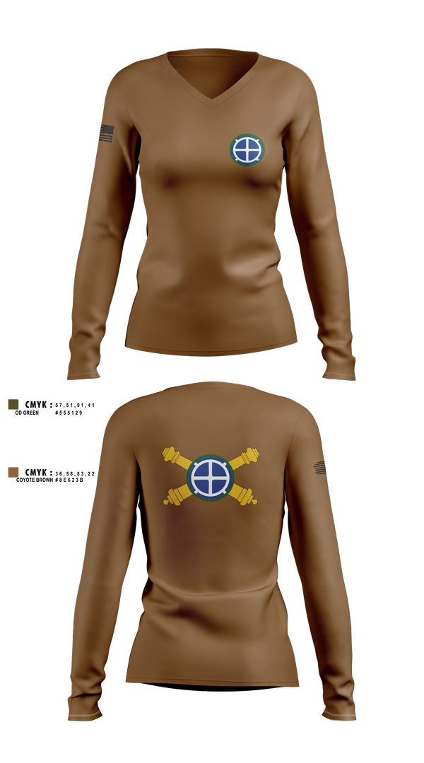 Women's Long Sleeve Vneck Shirt, 35th Divarty, , Teamtime, Team time, sublimation, custom sports apparel, team uniforms, spirit wear, spiritwear, sports uniforms, custom shirts, team store, custom team store, fundraiser sports, apparel fundraiser