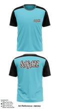 SAGAZZ 72853678 Short Sleeve Performance Shirt - 1