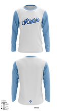 Riptide Swim Team 57097736 Long Sleeve Old School Cotton Feel Shirt - 1