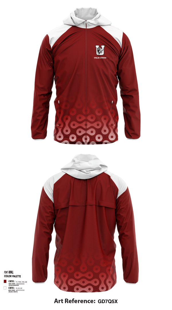 Windbreaker, Uvalde Coyotes, Wrestling, Teamtime, Team time, sublimation, custom sports apparel, team uniforms, spirit wear, spiritwear, sports uniforms, custom shirts, team store, custom team store, fundraiser sports, apparel fundraiser