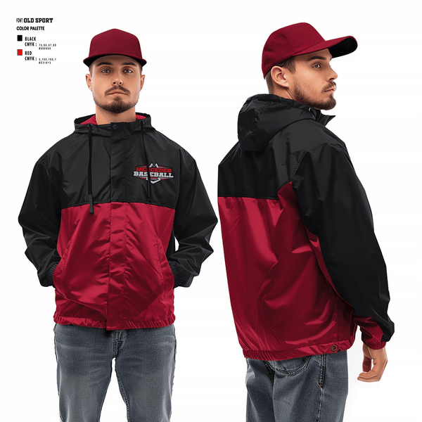 Windbreaker, Mercedes Baseball Academy, Baseball, Teamtime, Team time, sublimation, custom sports apparel, team uniforms, spirit wear, spiritwear, sports uniforms, custom shirts, team store, custom team store, fundraiser sports, apparel fundraiser