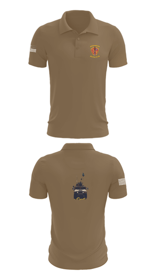 Short Sleeve Performance Polo, 3/7 India Co. Wpns Plt, Marines, Teamtime, Team time, sublimation, custom sports apparel, team uniforms, spirit wear, spiritwear, sports uniforms, custom shirts, team store, custom team store, fundraiser sports, apparel fundraiser