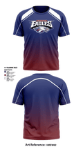 Milford Eagles Pop Warner Football and Cheer 85500081 Short Sleeve Performance Shirt - 2