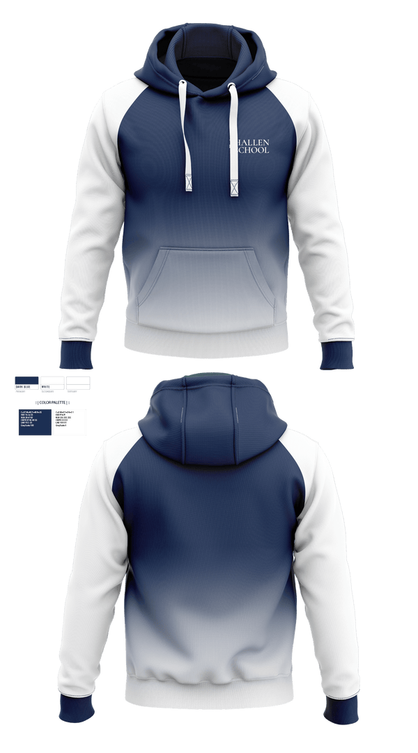 Hoodie, The Hallen School Volleyball, Men's Volleyball, Teamtime, Team time, sublimation, custom sports apparel, team uniforms, spirit wear, spiritwear, sports uniforms, custom shirts, team store, custom team store, fundraiser sports, apparel fundraiser