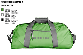 Duffle Bag, District 5 CSO, Police, Teamtime, Team time, sublimation, custom sports apparel, team uniforms, spirit wear, spiritwear, sports uniforms, custom shirts, team store, custom team store, fundraiser sports, apparel fundraiser