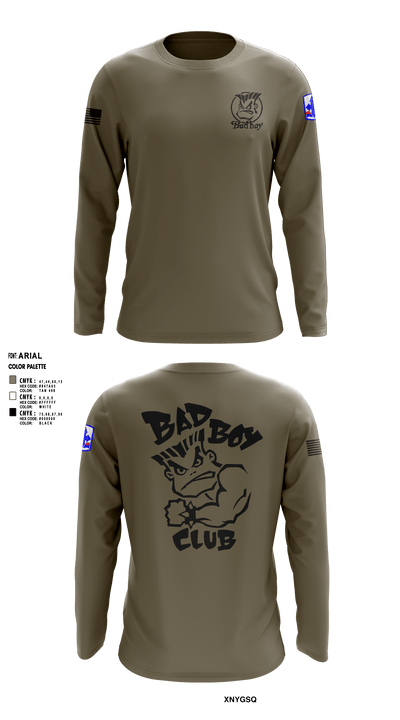 3rd PLT Bad Boys 51612631 Long Sleeve Performance Shirt - 1