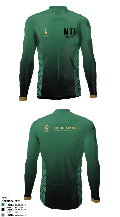 Adrenal Team Maria Pelotonia 64840628 Cycling Jersey - 2