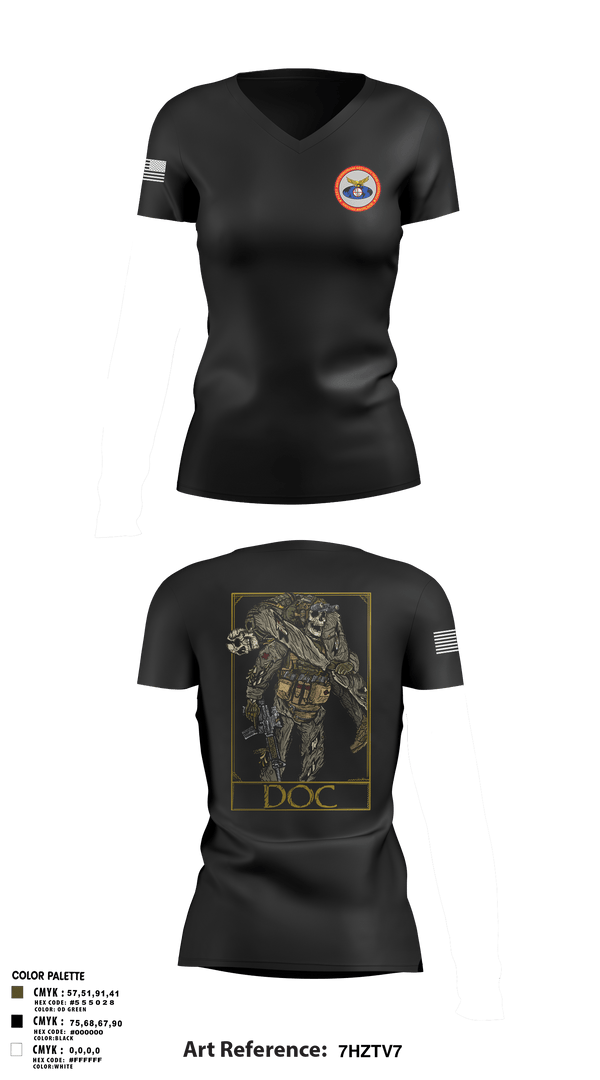 Women's Short Sleeve Vneck Shirt, MCSFR RAS, Navy, Teamtime, Team time, sublimation, custom sports apparel, team uniforms, spirit wear, spiritwear, sports uniforms, custom shirts, team store, custom team store, fundraiser sports, apparel fundraiser