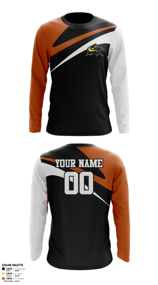 Long Sleeve Performance Shirt, Bear River Bandits, Men's Basketball, Teamtime, Team time, sublimation, custom sports apparel, team uniforms, spirit wear, spiritwear, sports uniforms, custom shirts, team store, custom team store, fundraiser sports, apparel fundraiser