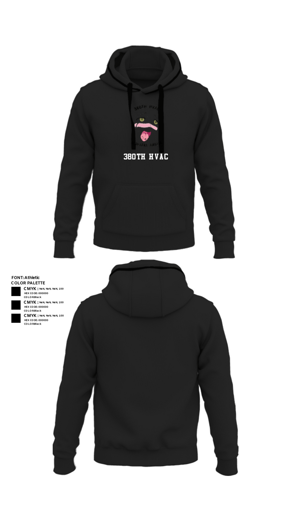 Hoodie, 380th HVAC, , Teamtime, Team time, sublimation, custom sports apparel, team uniforms, spirit wear, spiritwear, sports uniforms, custom shirts, team store, custom team store, fundraiser sports, apparel fundraiser