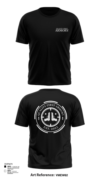 Short Sleeve Performance Shirt, QUALITY FIRST ARMORY, , Teamtime, Team time, sublimation, custom sports apparel, team uniforms, spirit wear, spiritwear, sports uniforms, custom shirts, team store, custom team store, fundraiser sports, apparel fundraiser