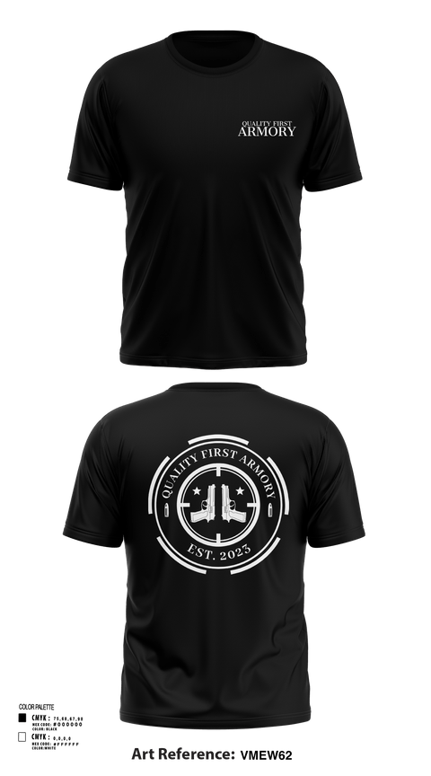 Short Sleeve Performance Shirt, QUALITY FIRST ARMORY, , Teamtime, Team time, sublimation, custom sports apparel, team uniforms, spirit wear, spiritwear, sports uniforms, custom shirts, team store, custom team store, fundraiser sports, apparel fundraiser