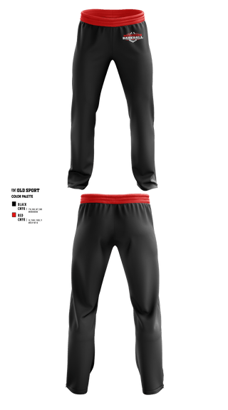 Sweatpants, Mercedes Baseball Academy, Baseball, Teamtime, Team time, sublimation, custom sports apparel, team uniforms, spirit wear, spiritwear, sports uniforms, custom shirts, team store, custom team store, fundraiser sports, apparel fundraiser