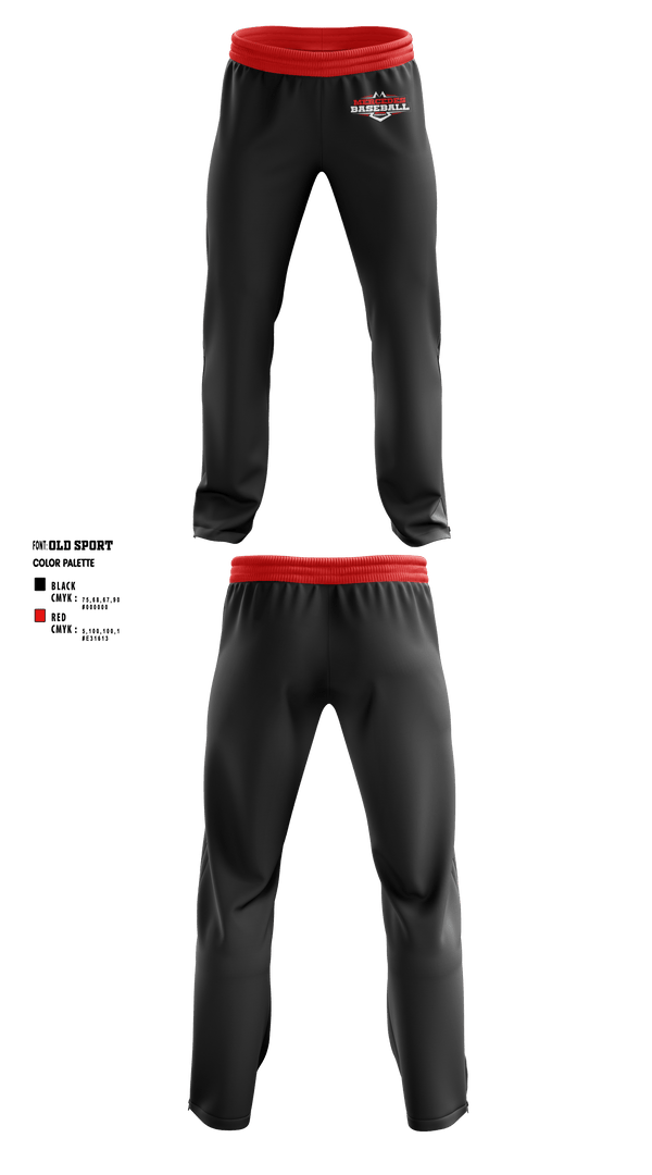 Sweatpants, Mercedes Baseball Academy, Baseball, Teamtime, Team time, sublimation, custom sports apparel, team uniforms, spirit wear, spiritwear, sports uniforms, custom shirts, team store, custom team store, fundraiser sports, apparel fundraiser
