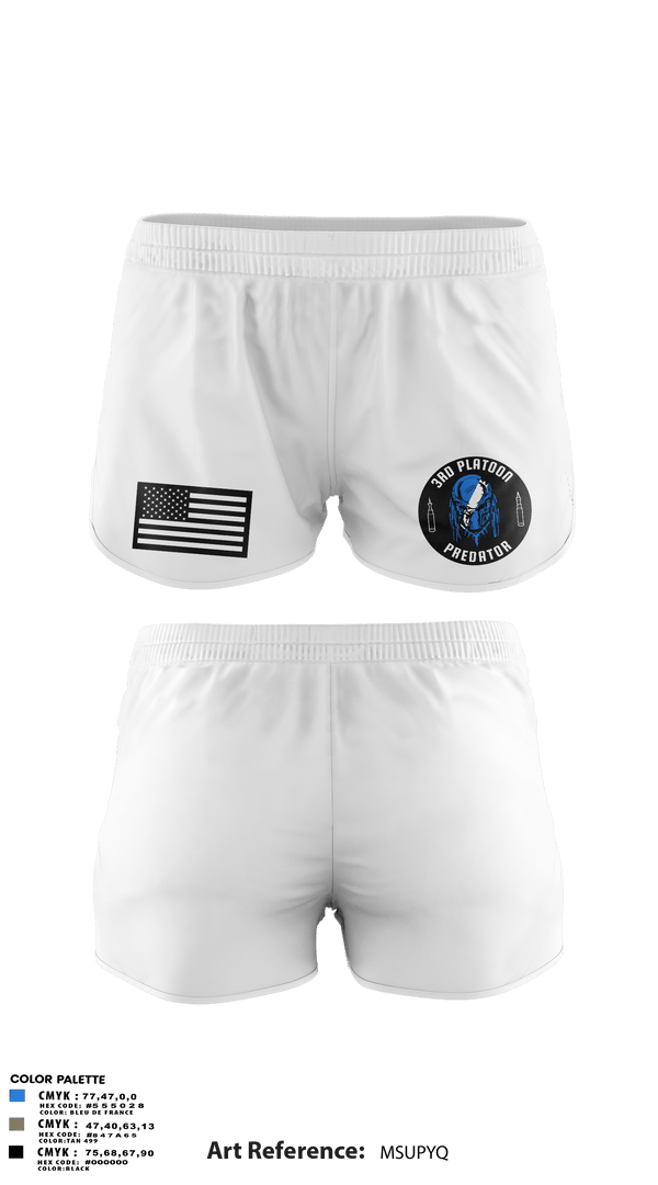 Ranger Panties, 3rd Platoon, Army, Teamtime, Team time, sublimation, custom sports apparel, team uniforms, spirit wear, spiritwear, sports uniforms, custom shirts, team store, custom team store, fundraiser sports, apparel fundraiser
