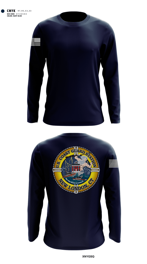 Long Sleeve Performance Shirt, Station New London, Coast Guard, Teamtime, Team time, sublimation, custom sports apparel, team uniforms, spirit wear, spiritwear, sports uniforms, custom shirts, team store, custom team store, fundraiser sports, apparel fundraiser