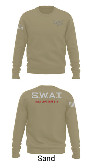 Crew Neck Sweatshirt, MONTVILLE SERT, Police, Teamtime, Team time, sublimation, custom sports apparel, team uniforms, spirit wear, spiritwear, sports uniforms, custom shirts, team store, custom team store, fundraiser sports, apparel fundraiser
