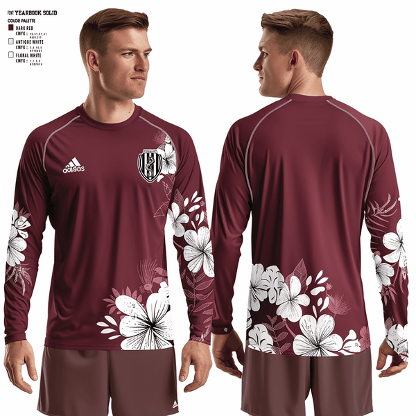 Long Sleeve Performance Shirt, Cesena Fc, Men's Soccer, Teamtime, Team time, sublimation, custom sports apparel, team uniforms, spirit wear, spiritwear, sports uniforms, custom shirts, team store, custom team store, fundraiser sports, apparel fundraiser
