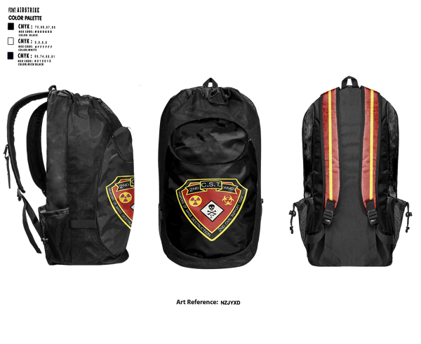 Gear Bag, 2nd WMD CST, Army, Teamtime, Team time, sublimation, custom sports apparel, team uniforms, spirit wear, spiritwear, sports uniforms, custom shirts, team store, custom team store, fundraiser sports, apparel fundraiser