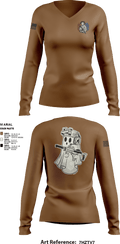 5th special forces group 40960860 Women's Long Sleeve V-neck Shirt - 2