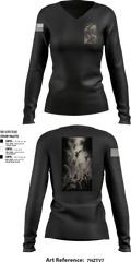 United Navy Sailor 53220570 Women's Long Sleeve V-neck Shirt - 1